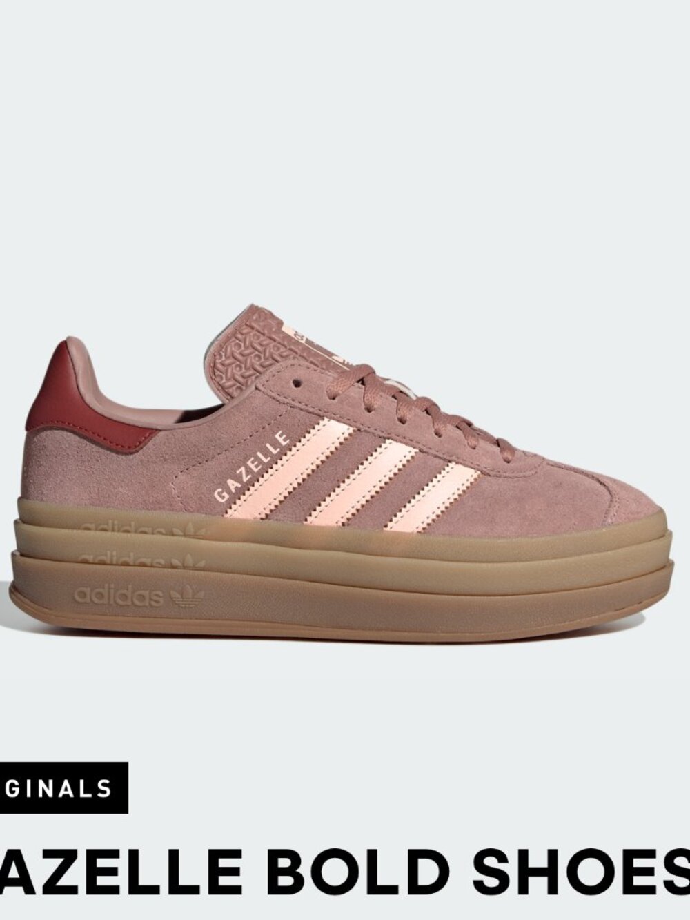 Adidas Gazelle platform shoes